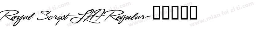 Royal Script LHF Regular字体转换